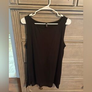 Eileen Fisher Black Sleeveless Women's Tunic
